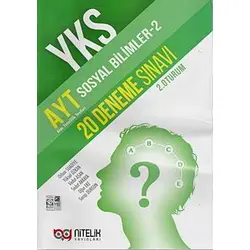 Nitelik AYT Sosyal Bilimler-2 20li Deneme Sınavı