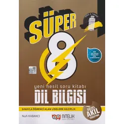 8.Sınıf Dil Bilgisi Süper Yeni Nesil Soru Kitabı Nitelik Yayınları