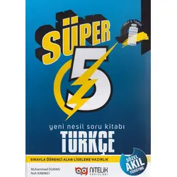 5.Sınıf Türkçe Süper Yeni Nesil Soru Kitabı Nitelik Yayınları