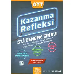 AYT Kazanma Refleksi 5li Deneme Sınavı Tammat Yayıncılık