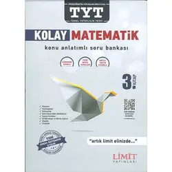 Limit TYT Kolay Matematik Konu Anlatımlı Soru Bankası 3ncü Kitap (Kampanyalı)