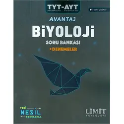 Limit TYT AYT Avantaj Biyoloji Soru Bankası +Denemeler