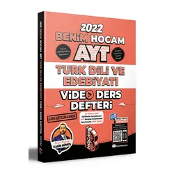 Benim Hocam 2022 AYT Türk Dili ve Edebiyatı Video Ders Defteri