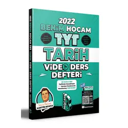 Benim Hocam 2022 TYT Tarih Video Ders Defteri