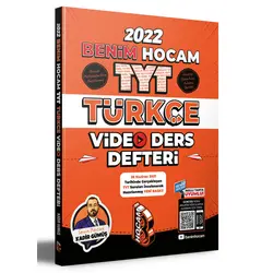Benim Hocam 2022 TYT Türkçe Video Ders Defteri