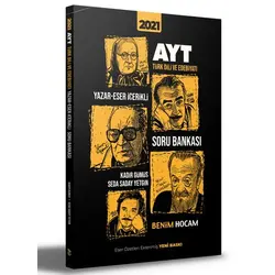 Benim Hocam AYT Türk Dili ve Edebiyatı Yazar-Eser İçerikli Soru Bankası