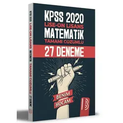 Benim Hocam 2021 KPSS Lise Ön Lisans Matematik Çözümlü 27 Deneme