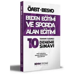Benim Hocam ÖABT Beden Eğitimi ve Sporda Alan Eğitimi Çözümlü 10 Deneme