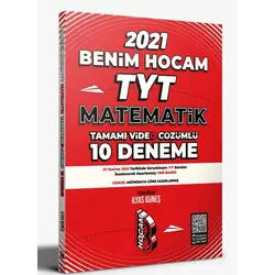 Benim Hocam 2021 TYT Matematik Video Çözümlü 10 Deneme Sınavı