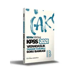 Benim Hocam 2021 KPSS Vatandaşlık Tamamı Çözümlü Soru Bankası