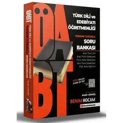 Benim Hocam 2021 ÖABT Türk Dili ve Edebiyatı Öğretmenliği Çözümlü Soru Bankası