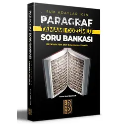 Benim Hocam 2021 Tüm Adaylar İçin Çözümlü PARAGRAF Soru Bankası