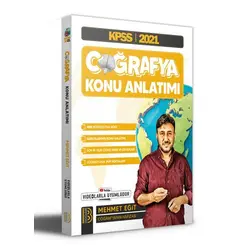 Benim Hocam KPSS 2021 Coğrafya Konu Anlatımı (Mehmet EĞİT)