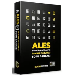 Benim Hocam 2021 ALES Tamamı Çözümlü Soru Bankası