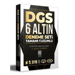 2021 DGS Tamamı Çözümlü 6 Altın Deneme Benim Hocam Yayınları