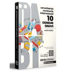Benim Hocam 2021 ÖABT Ortaöğretim Matematik Öğretmenliği Tamamı Çözümlü 10 Fasikül Deneme Sınavı