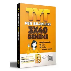 Benim Hocam TYT Fen Bilimleri 3x40 Fasikül Denemeler