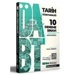 Benim Hocam 2021 ÖABT Tarih Öğretmenliği Tamamı Çözümlü 10 Fasikül Deneme Sınavı