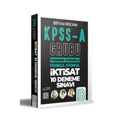 Benim Hocam 2021 KPSS A Grubu Tamamı Çözümlü İktisat 10 Deneme Sınavı