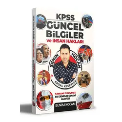 Benim Hocam 2021 KPSS Güncel Bilgiler ve İnsan Hakları 50 Deneme İlaveli