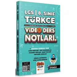 Benim Hocam 8. Sınıf LGS Türkçe Video Ders Notları