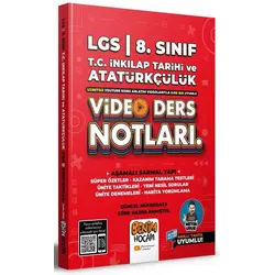 Benim Hocam 8. Sınıf LGS T.C İnkılap Tarihi ve Atatürkçülük Video Ders Notları