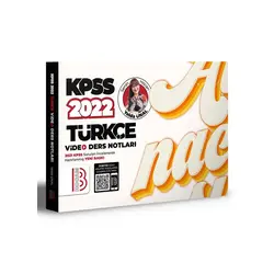 Benim Hocam 2022 KPSS Türkçe Video Ders Notları