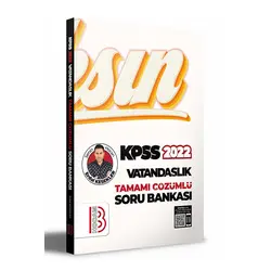 Benim Hocam 2022 KPSS Vatandaşlık Tamamı Çözümlü Soru Bankası