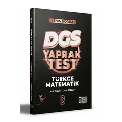 Benim Hocam 2022 DGS Türkçe - Matematik Yaprak Test