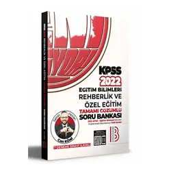 Benim Hocam 2022 KPSS Eğitim Bilimleri Rehberlik ve Özel Eğitim Tamamı Çözümlü Soru Bankası
