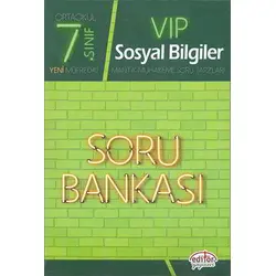 Editör 7.Sınıf VIP Sosyal Bilgiler Soru Bankası