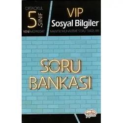 Editör 5.Sınıf Vip Sosyal Bilgiler Soru Bankası 2024 öncesi müfredat