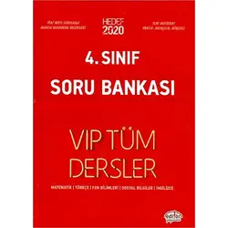 Editör 4.Sınıf Vip Tüm Dersler Soru Bankası Hedef 2020