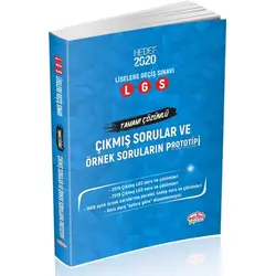 Editör LGS Çıkmış Sorular ve Örnek Soruların Prototipi