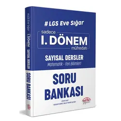 Editör LGS 1.Dönem Sayısal Dersler Soru Bankası