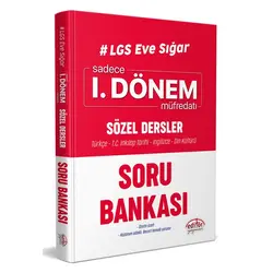 Editör LGS 1.Dönem Sözel Dersler Soru Bankası (Kampanyalı)