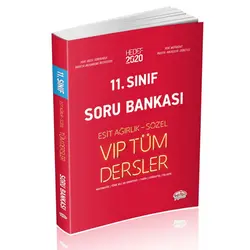 Editör 11.Sınıf VIP Tüm Dersler Eşit Ağırlık Sözel Soru Bankası