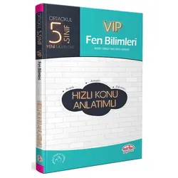 Editör 5.Sınıf VIP Fen Bilimleri Hızlı Konu Anlatımlı
