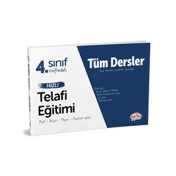 Editör 4.Sınıf Tüm Dersler Hızlı Telafi Eğitimi