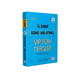 5. Sınıf VIP Tüm Dersler Konu Anlatımlı Mavi Kitap Editör Yayınevi
