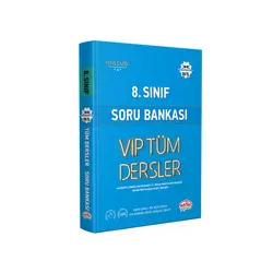 LGS 8. Sınıf VIP Tüm Dersler Soru Bankası Mavi Kitap Editör Yayınevi