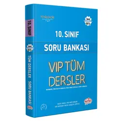 Editör 10. Sınıf VIP Tüm Dersler Soru Bankası Mavi Kitap