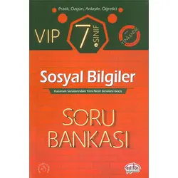 Editör 7. Sınıf VIP Sosyal Bilgiler Soru Bankası