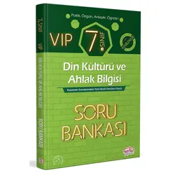 Editör 7. Sınıf VIP Din Kültürü ve Ahlak Bilgisi Soru Bankası