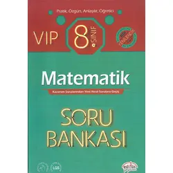 Editör 8. Sınıf VIP Matematik Soru Bankası
