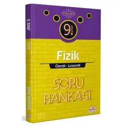 Editör 9. Sınıf Fizik Özetli Lezzetli Soru Bankası