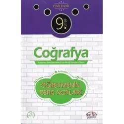 Editör 9. Sınıf Coğrafya Öğretmenin Ders Notları