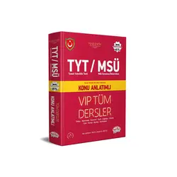 Editör TYT MSÜ Tüm Dersler VIP Konu Anlatımlı