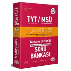 Editör TYT / MSÜ Tüm Dersler Çözümlü Soru Bankası