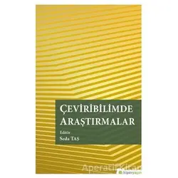 Çeviribilimde Araştırmalar - Seda Taş - Hiperlink Yayınları